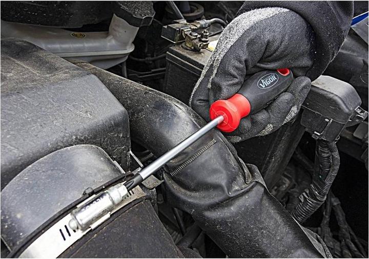 Produktbild Vigor Schraubendreher Satz ∙ V1637 ∙ Schlitz Profil, Kreuzschlitz Profil PH ∙ 0,6 x 3 - 1,2 x 6,5 ·… (Phillipps-Kreuzschlitz (PH), Schlitzschrauben)