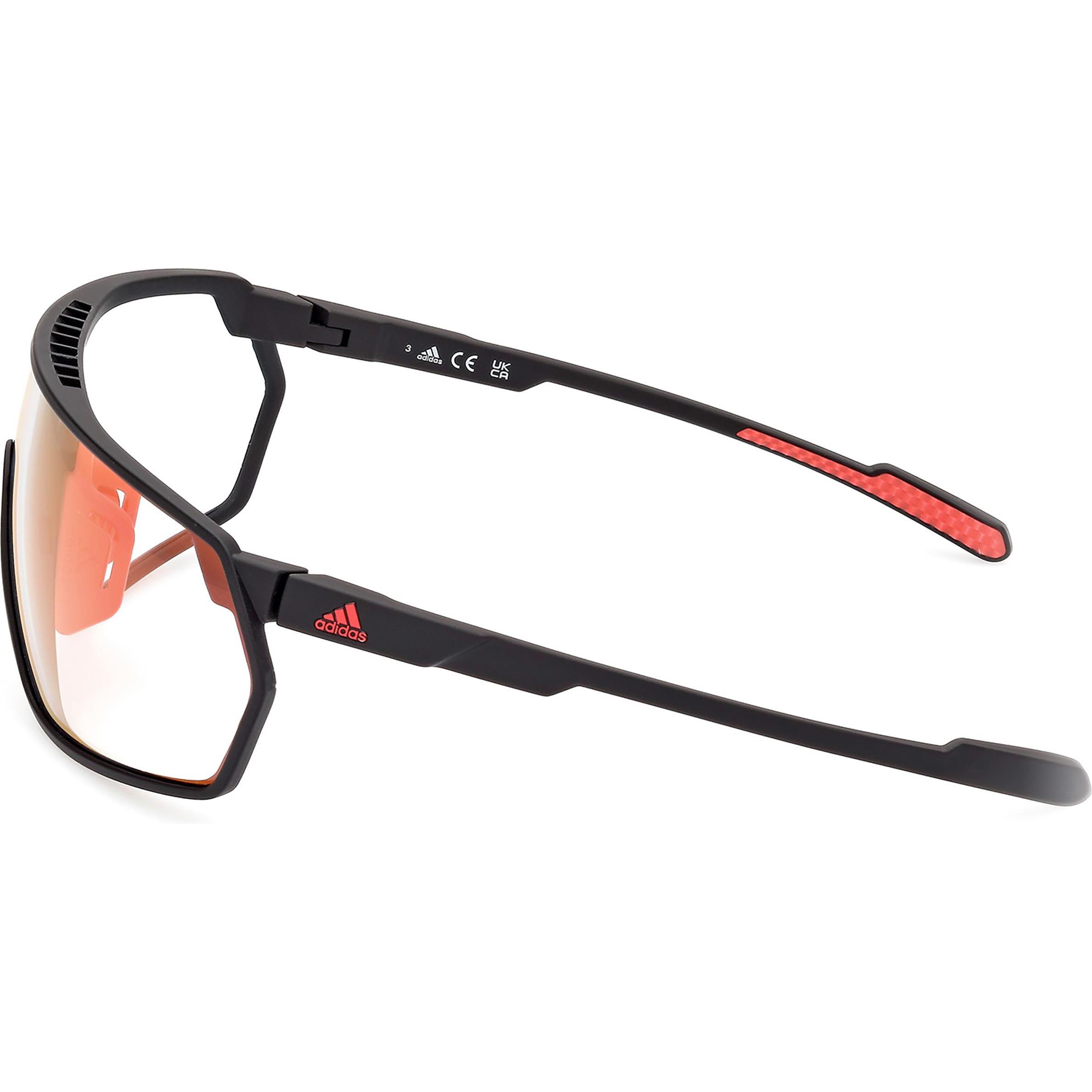 Thumbnail - adidas, Herren, Sportbrille, SP0088 Photochromic Mirror Cat. 0-3 (Matte Black, Matte Black Ink), Schwarz