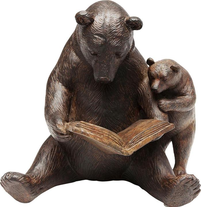 Kare Design Deco Object Reading Bears (21.5 x 19.5 x 24 cm)
