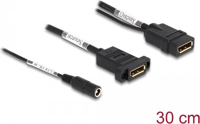 Produktbild Delock DisplayPort-Kabel (0.30 m, DisplayPort, 2.1)