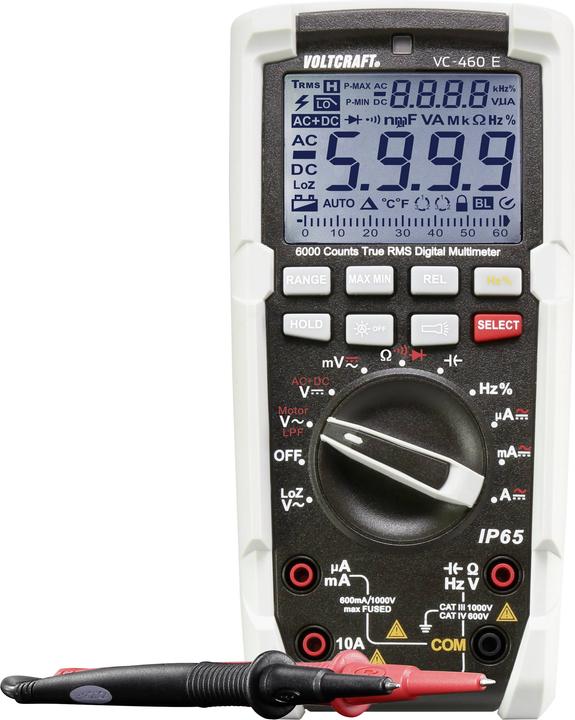 Actual product image Voltcraft Hand multimeter digital VC-460 (CAT IV 600V, CAT III 1000V)