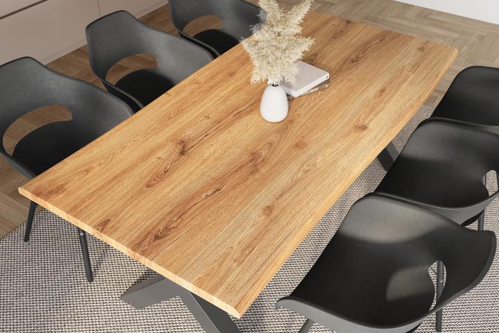 Image du produit SAM JULIUS Baumkante massiv Mdf (200 x 100 x 77 cm)