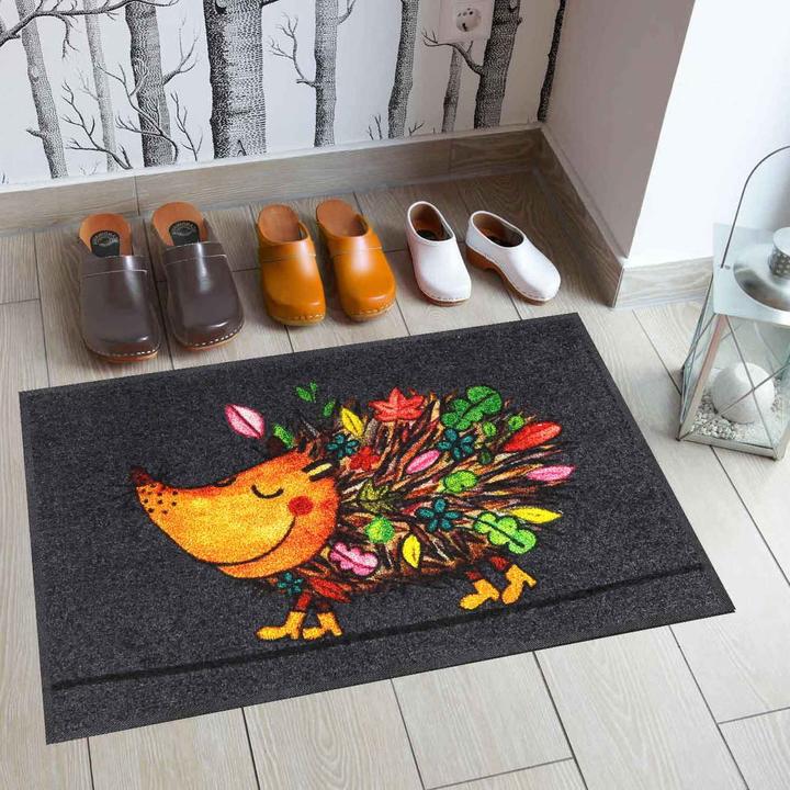Image du produit Salonloewe Paillasson Funky Hedgy 50 x 75 cm Tapis de propreté (50 x 75 cm)
