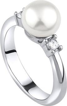 Actual product image Silvego - Maya silver ring with real natural pearl LPS1496RW - Circuit: 48 mm