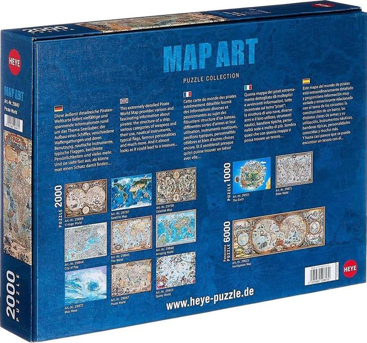Actual product image Heye Pirate World (2000 pieces)