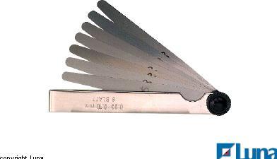 Actual product image Limit Luna Set Radius Gauge, 0.05 - 1.00 mm (13 sheets)