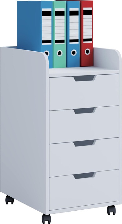 Immagine prodotto VCM Mobile da ufficio in legno Piedistallo Konal Maxi con cassetto (40 x 50 x 74 cm)
