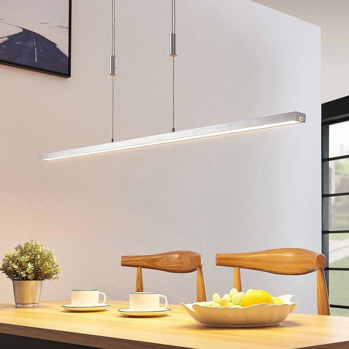 Actual product image Lucande Myron pendant light aluminium (1382 lm)