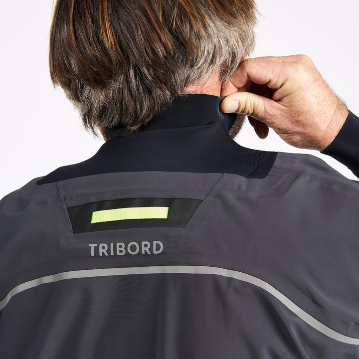 Produktbild Tribord Schlupfjacke Segeln Herren leicht Offshore Pro Series 900 dunkelgrau (L)