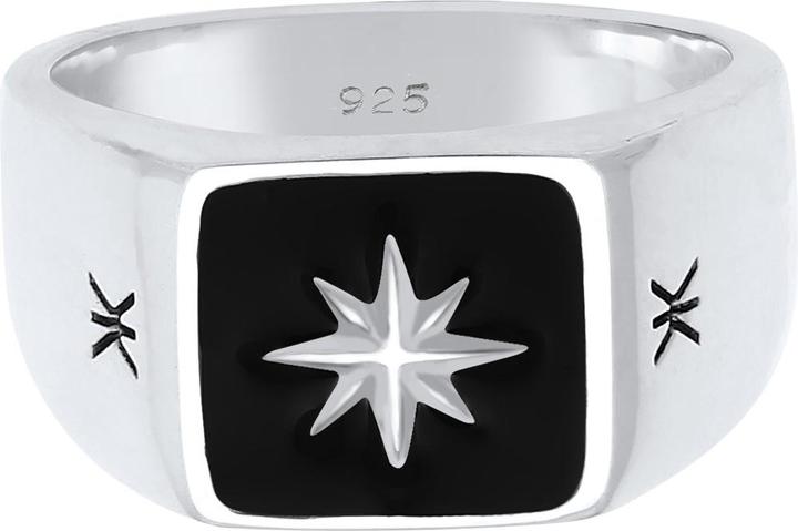 Immagine prodotto Kuzzoi Anello con sigillo, stelle (64, 925 Argento)