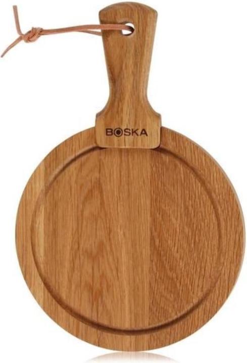 Boska Servierbrett Rund Friends S braun Europ. Eiche 244x163x30