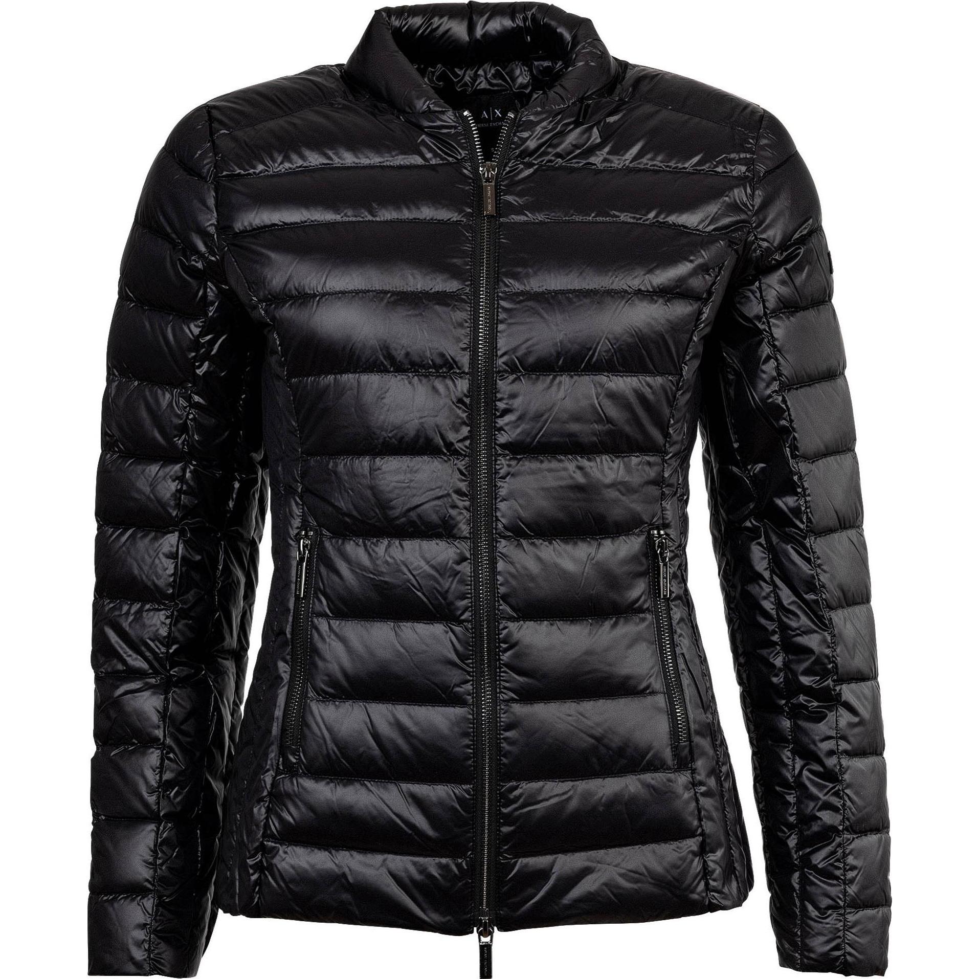 Armani Exchange, Damen, Winterjacken, Down Jacket, Schwarz, (S)