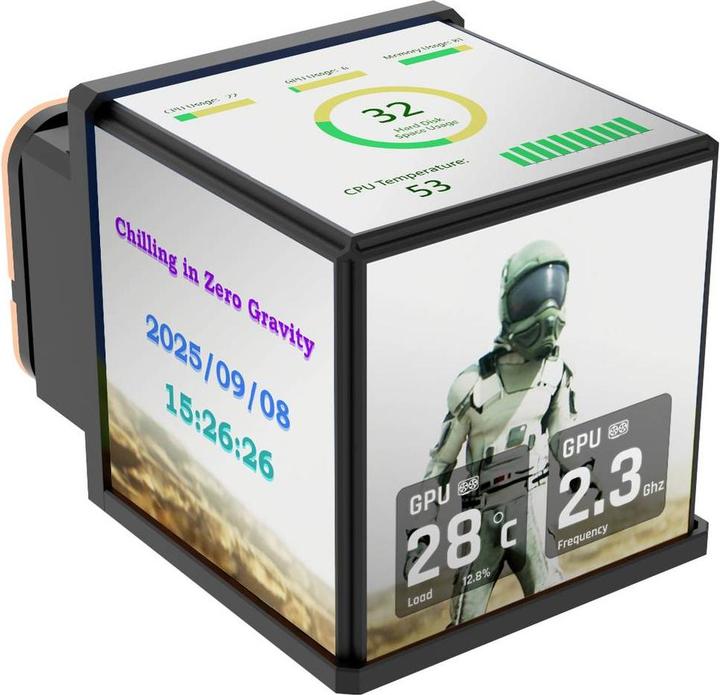 Produktbild Thermaltake MINECUBE 360 Ultra AIO ARGB Fan black (120 mm, 1x)