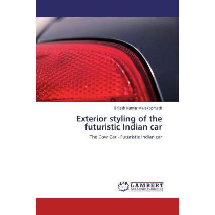 Exterior styling of the futuristic Indian car, Ratgeber
