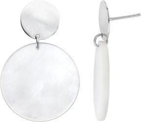 Immagine prodotto Passion Orecchini In Argento Rodato E Madreperla (Argento, Madreperla)