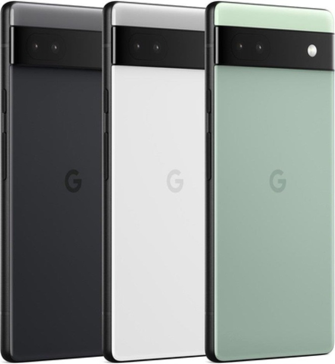 Actual product image Google Pixel 6a (128 GB, Charcoal, 6.10", SIM + eSIM, 12.20 Mpx, 5G)