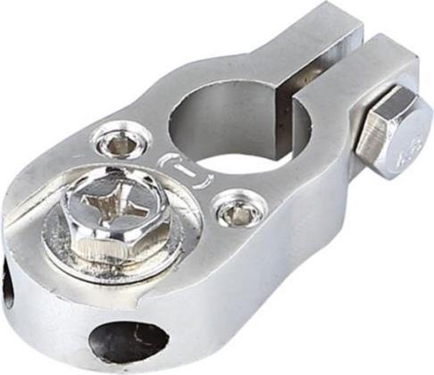 Image du produit Goldline Borne De Batterie Pôle Négatif Argent 2 X 10 mm