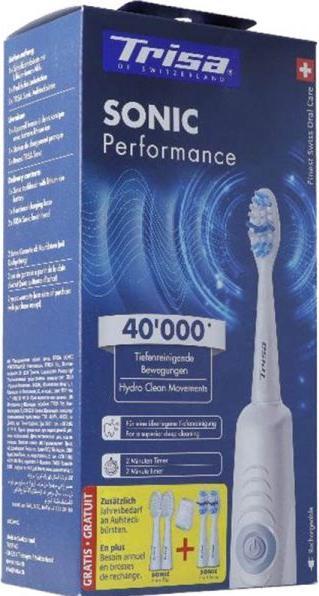 Immagine prodotto Trisa Sonic Performance Schallzahnbürste Promo mit 5 Refils (Spazzolino sonico)