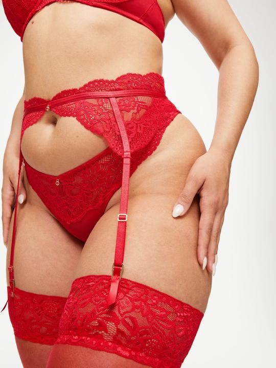Actual product image Ann Summers Garter Belt Sexy Lace Planet - red (M)