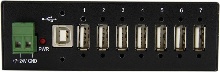 Actual product image StarTech Mountable 7 Port Rugged Industrial Hub (USB-B, 7 Ports)