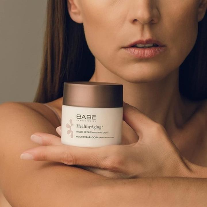 Actual product image Babé Laboratorios Laboratorios Babé Multi HealthyAging+ Renewing Moisturizing Night Face Cream 50ml (50 ml, Night cream)