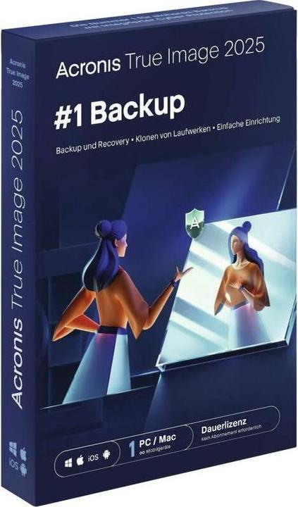 Produktbild Acronis Cyber Protect Home Office 2024 - 1 Device - perpetual - BOX - DE (1 User, unbegrenzt)