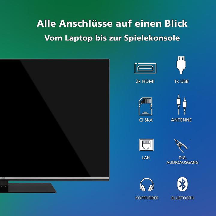 Actual product image JVC LT-40VQF555D QLED-TV FHD,Multituner,Smart,DolbyVision,VIDAA (40", QLED, Full HD)
