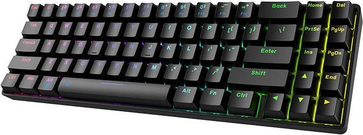 Actual product image Dareu Wireless mechanical keyboard EK871 Bluetooth + 2.4G RGB (black) (US, Wireless)