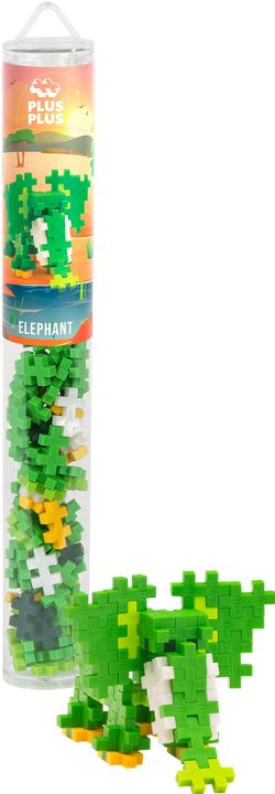 Actual product image Plus-Plus Plus Plus - Elephant / 100 pcs Tube - (4323)