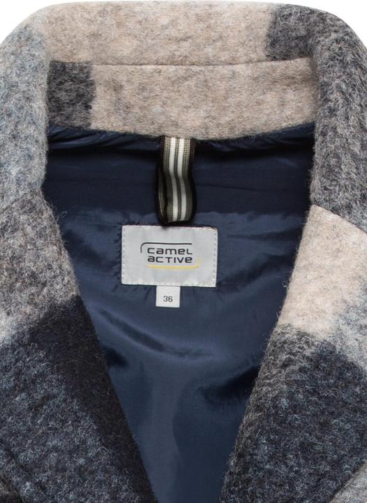 Actual product image Camel Active Knitted coat in checked pattern