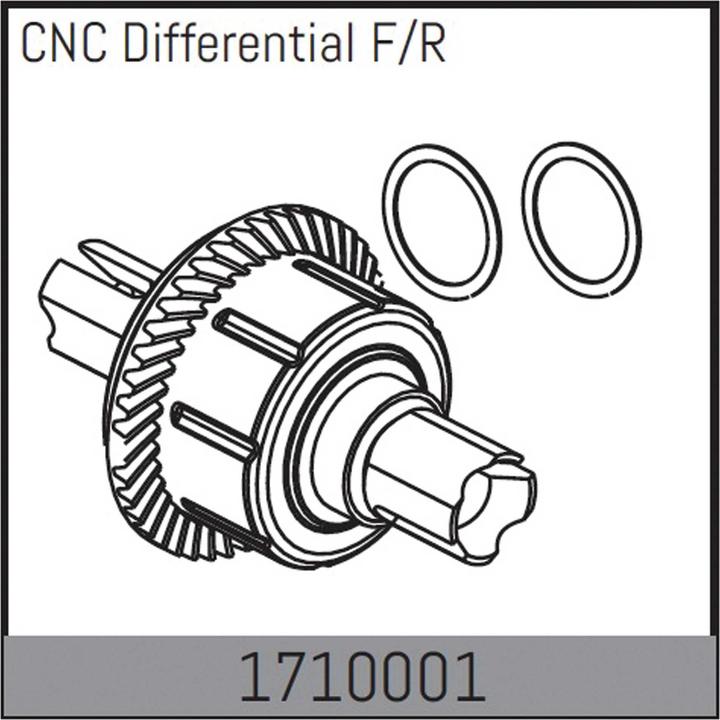 Image du produit Absima mamba 7 : différentiel cnc avant/arrière