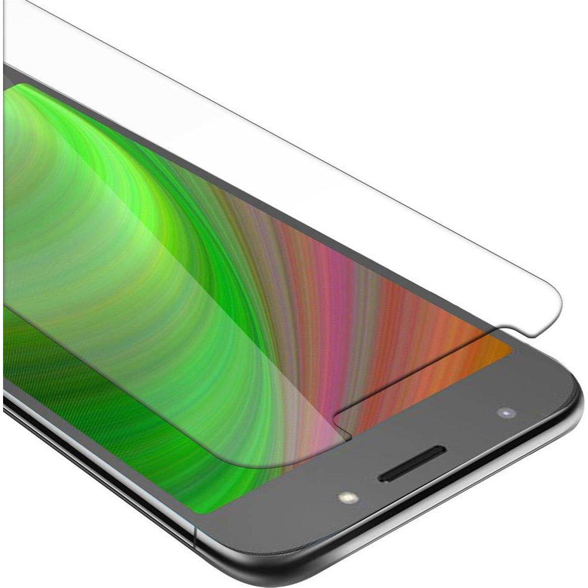 Cadorabo Displayschutzglas (1 Stück, Motorola Moto E5, Motorola Moto G6 Play), Smartphone Schutzfolie, Transparent