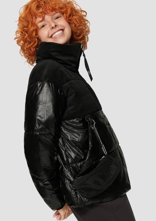 Actual product image S.Oliver Outdoor-Jacke Steppjacke im Fabricmix mit abnehmbarer Tasche (XXL)