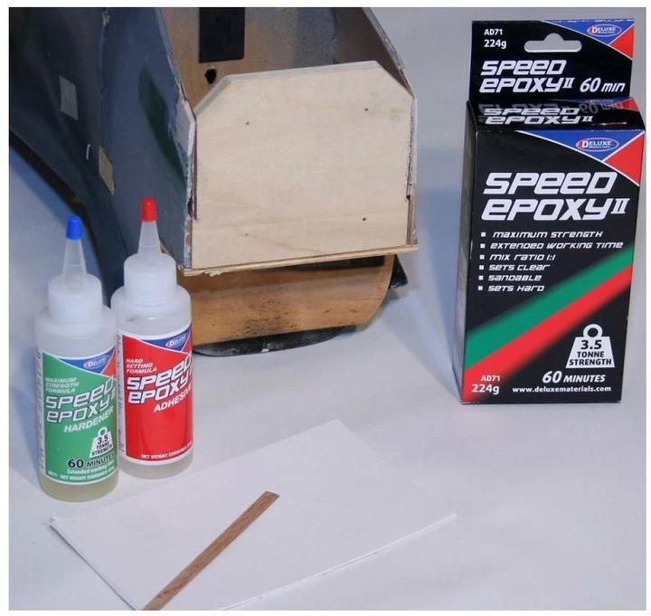 Actual product image Deluxe Materials Speed Epoxy II 60 min 224g (224 g, 2 ml)