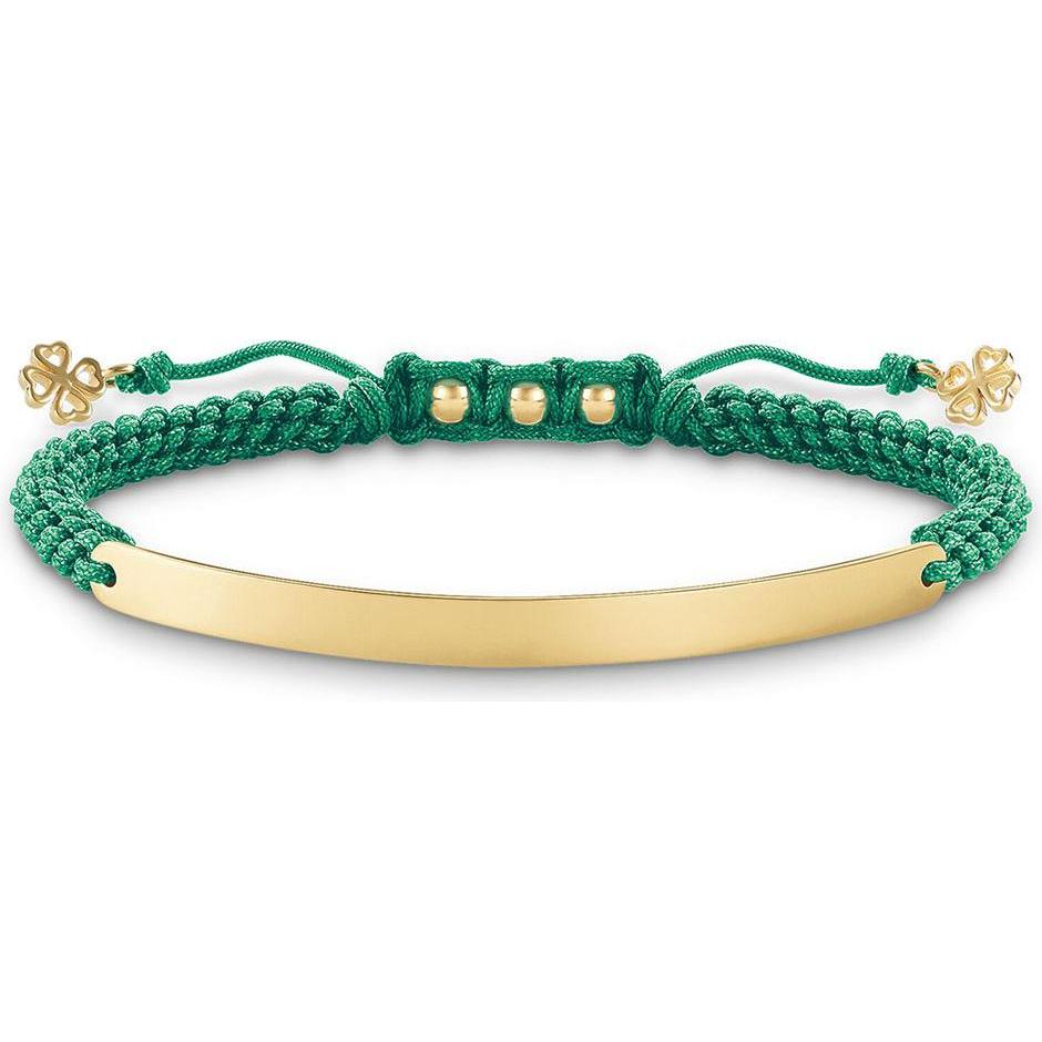 Thomas Sabo, Armschmuck, Armband Kleeblatt, (21 cm, Kunststoff, Silber)