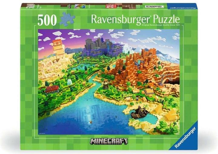 Image du produit Ravensburger 500 Minecraft-Puzzles (500 pièces)