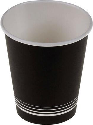 Immagine prodotto Pacovis Tazza da caffè nera in cartone da 1,8 dl, bianco/nero, confezione da 50 pezzi (180 ml)