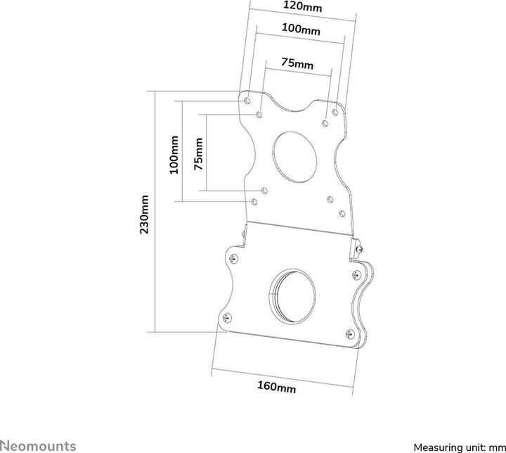 Image du produit Neomounts Fpma-Vesamac2127 (27", 15 kg)