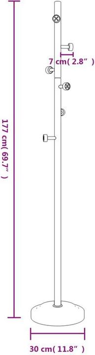 Image du produit vidaXL Garderobenständer