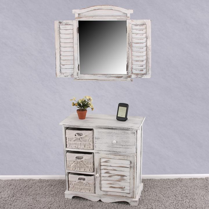Actual product image Jamb Shabby mirror (42 x 5 x 53 cm)