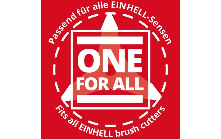 Actual product image Einhell Thicket knife 255 (Weed whacker, Lawn mower blades + replacement blades garden machinery)