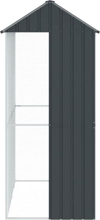 Immagine prodotto vidaXL Voliera grigia 215x210x247 cm acciaio