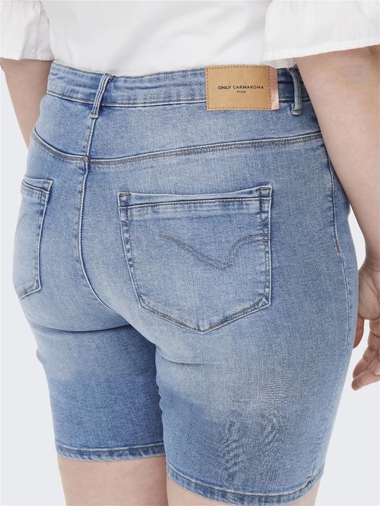 Image du produit Only Curvy CARLaola Reg Short en jean déstructuré (46)