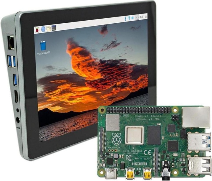 Raspberry Pi EB43100 - 4 B 4GB RasPad 3 Bundle