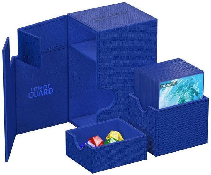 Image du produit Ultimate Guard Flip'n'Tray 80+ XenoSkin Monocolor Bleu