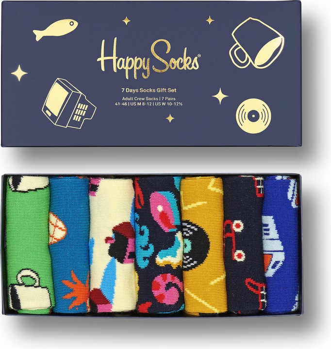 Actual product image Happy Socks 7 Days A Week Gift Set (pack of 7, 41 - 46)