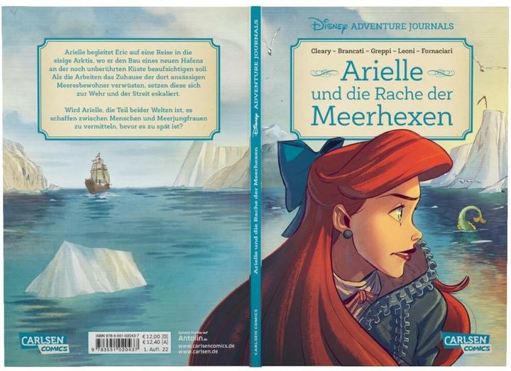 Productafbeelding Disney Adventure Journals: Arielle und der Fluch der Meerhexen (Duits, Rhona Cleary, Stefanie Walther-Kotzé, Walt Disney, 2022)