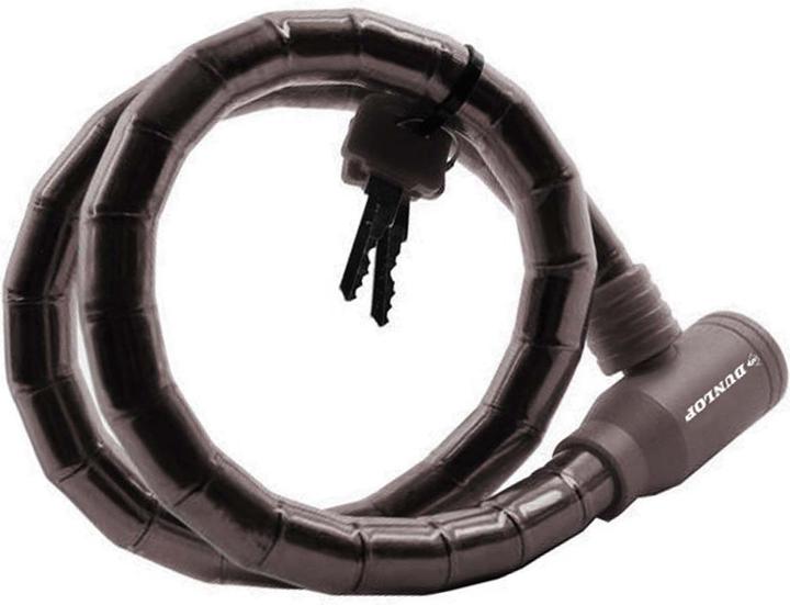 Actual product image Dunlop bicycle anti-theft lock (black)