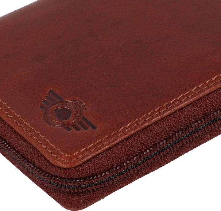 Actual product image Greenburry Vintage Geldbörse RFID Schutz Leder 12.5 cm