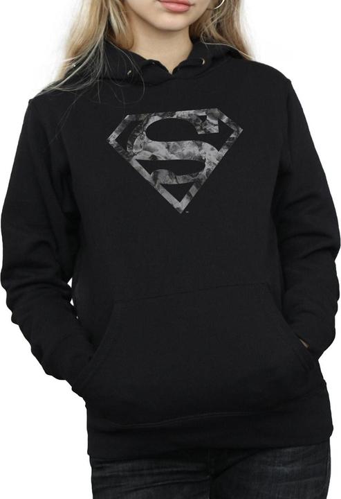 Image du produit - Sweat à capuche SUPERMAN MARBLE LOGO - Femme (XL)